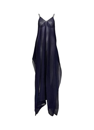 Only Mavi Kadın Uzun Plaj Elbisesi ONLLAILA LIFE PLISSE DRESS