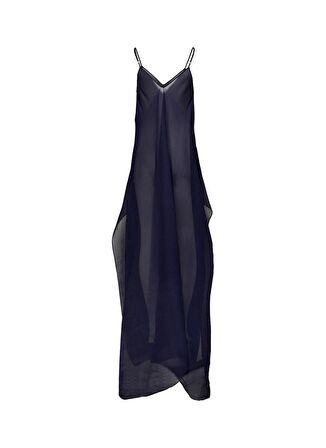 Only Mavi Kadın Uzun Plaj Elbisesi ONLLAILA LIFE PLISSE DRESS