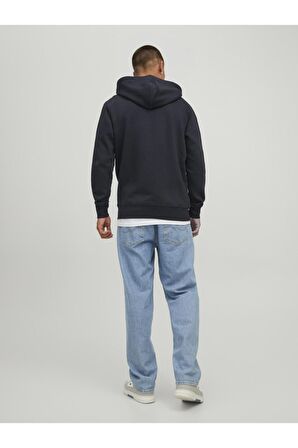 Jack & Jones Erkek Düz Renk Fermuarli Sweatshirt - 12210830 