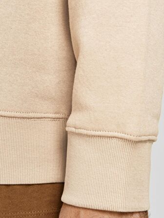 Jack&Jones Bisiklet Yaka Camel Erkek Sweatshirt 12208182