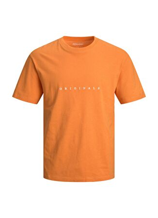 Jack & Jones Bisiklet Yaka Baskılı Açık Sarı Erkek T-Shirt 12176780_JORCOPENHAGEN TEE