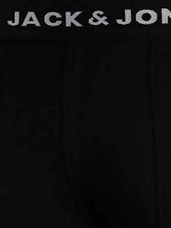 Jack&Jones Büyük Beden Siyah Erkek 5'li Boxer Set 12194944
