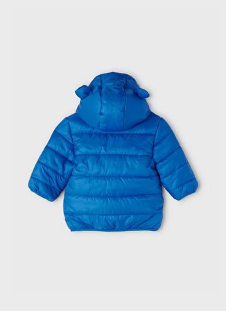 Name İt Mavi Erkek Bebek Fermuarlı Uzun Kollu Uzun Düz Mont NBMMAXON JACKET  PB