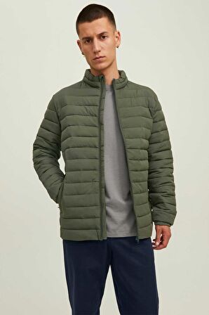 12211129 Jack Jones Jjerecycle Puffer Collar Noos Erkek Mont Rosin