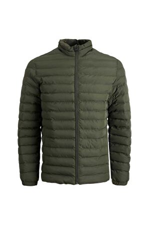 12211129 Jack Jones Jjerecycle Puffer Collar Noos Erkek Mont Rosin