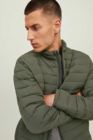 12211129 Jack Jones Jjerecycle Puffer Collar Noos Erkek Mont Rosin