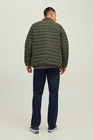12211129 Jack Jones Jjerecycle Puffer Collar Noos Erkek Mont Rosin