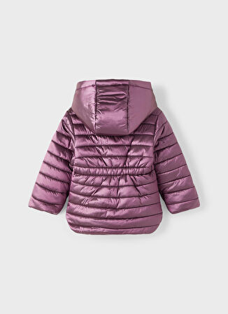 Name İt Açık Mor Kız Bebek Fermuarlı Uzun Kollu Düz Mont NMFMADIA PUFFER JACKET1