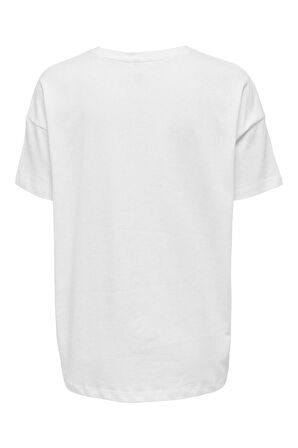 Only Kadın Oversize Baskılı Pamuklu Ayıcık T-shirt - 15264052