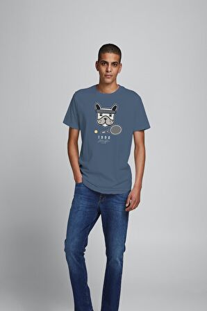 Jack Jones Jorsummerdog Tee SS Crew Neck FST Erkek T-Shirt