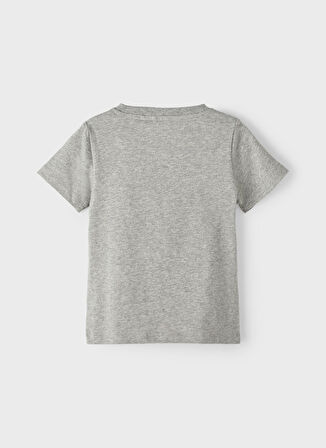 Name İt Baskılı Gri Melanj Erkek Çocuk T-Shirt NMMJEPPE SPIDERMAN SS TOP  MAR