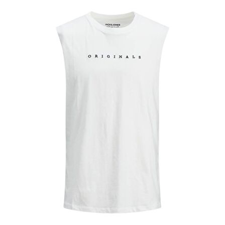 Jack & Jones O Yaka Baskılı Kırık Beyaz Erkek T-Shirt 12210016_JORCOPENHAGEN EE