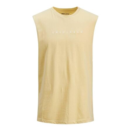 Jack & Jones O Yaka Baskılı Sarı Erkek T-Shirt 12210016_JORCOPENHAGEN EE