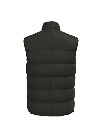 Only & Sons Koyu Gri Erkek Yelek 22022232_ONSMELVIN LIFE PUFFER VEST