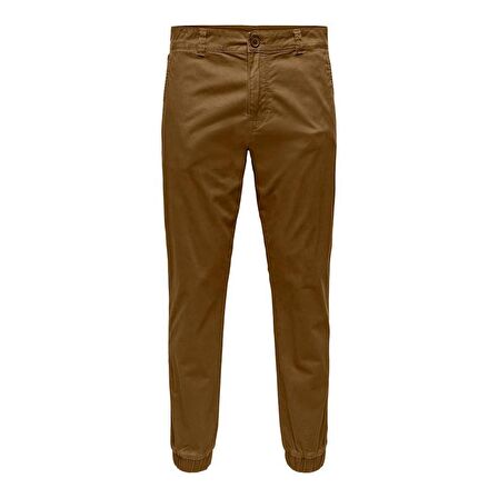 ONLY&SONS ONSCAM AGED CUFF CHINO 9626 ERKEK PANTOLON _kahverengi