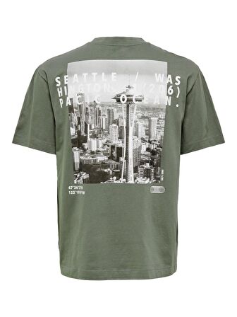Only & Sons Erkek Sırt Baskılı T-shirt ONSGUS RLX PHOTOPRINT 22022669