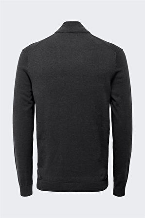 ONSALEX REG 12 HALF ZIP KNIT Erkek Gri Kazak - 22022523