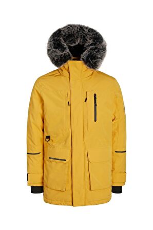 Jack & Jones Exped Parka Fonksiyonel Erkek Sarı Mont 12215576-22