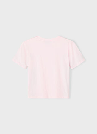 Lmtd Düz Pembe Kız Çocuk T-Shirt 13204083