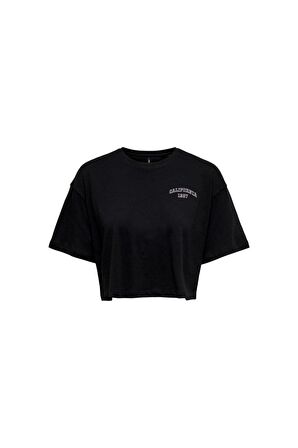 Only Kadın Renkli Crop T-Shirt - 15260935