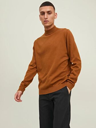 Jack&Jones Yarım Balıkçı Taba Erkek Kazak 12190170