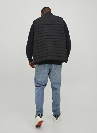 Jack & Jones Standart Siyah Erkek Ceket 12217854_JJERECYCLE BODYWARMER NOOS