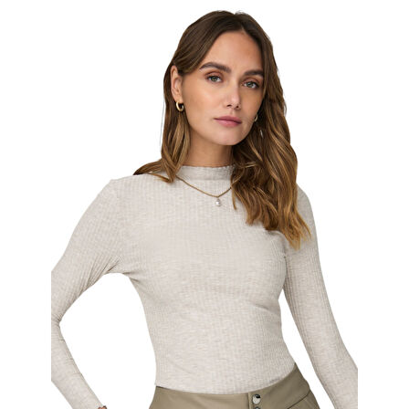 Kadın Yüksek Yaka Bluz 15180040