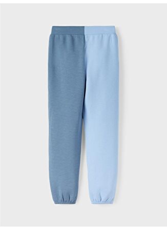 Name İt Mavi Kız Çocuk Lastikli Baskılı Eşofman Altı NKFLIANE SWEAT PANT UNB