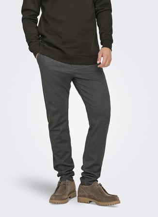 Only & Sons Siyah Erkek Chino Pantolon 22022911 ONSMARK 2911 PANT NOOS