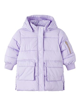 Name It Kapüşonlu Lavanta Kız Çocuk Mont 13205925
