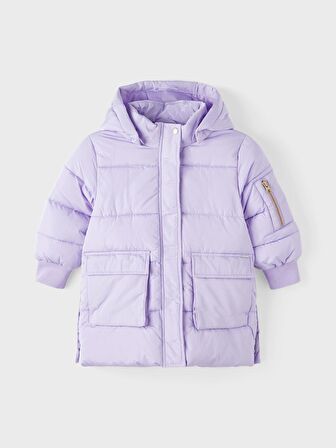 Name It Kapüşonlu Lavanta Kız Çocuk Mont 13205925