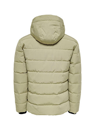 Only & Sons Açık Kahve Erkek Mont 22019598_ONSCAYSON PUFFA OTW