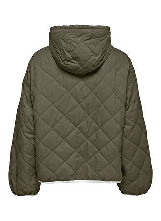 Only Yeşil Kadın Mont ONLSANDY QUILT JACKET CC OTW