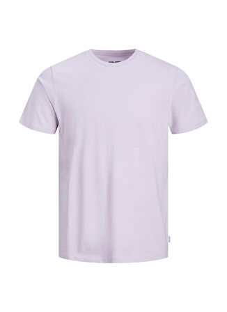 Jack & Jones Bisiklet Yaka Düz Lila Erkek T-Shirt 12156101_JJEORGANIC BASIC TEE SS O-