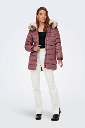 Only Kadın Onlcamılla Kapüşonlu Mont 65515204606 Gül Kurusu