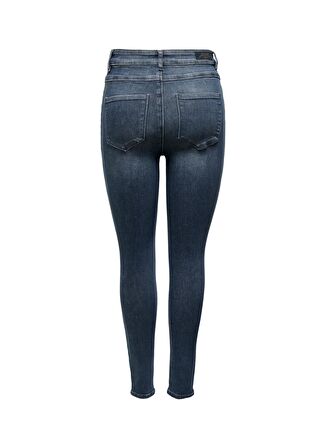 Only Yüksek Bel Dar Paça Dar Siyah Kadın Denim Pantolon ONLMILA HW SK ANK DNM BJ407 NOOS
