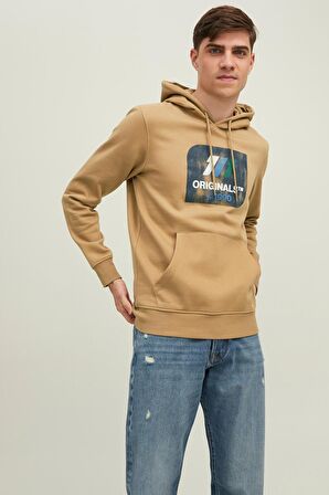 Jack & Jones Erkek Kapşonlu Sweatshirt