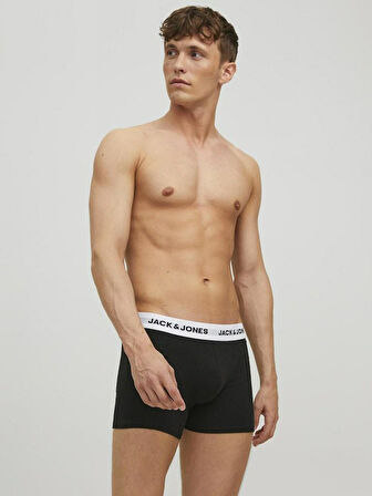 Jack Jones Basıc Whıte Wb 3 Lü Paket Erkek Boxer 12213629