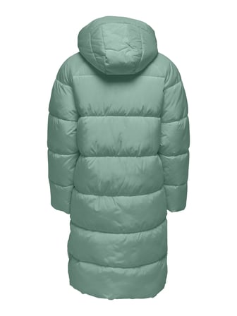 Onlamanda Long Puffer Coat Cc Otw Kadın Mavi Kaban - 15233425