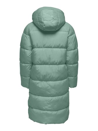 Onlamanda Long Puffer Coat Cc Otw Kadın Mavi Kaban - 15233425