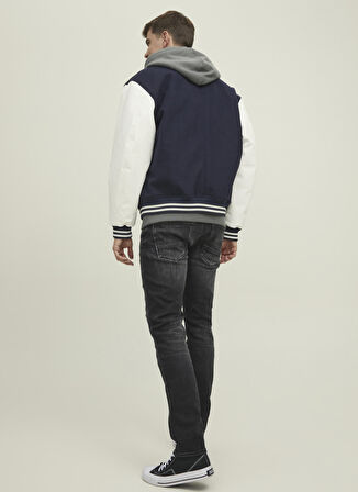 Jack & Jones Normal Bel Slim Fit Siyah Erkek Denim Pantolon 12219593_JJIGLENN JJBLAIR GE 802 NO