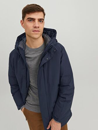 Jack&Jones Koyu Lacivert Erkek Parka 12213852