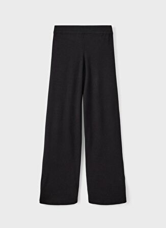 Lmtd Siyah Kız Çocuk Uzun Loose Fit Düz Eşofman Altı NLFBULLA KNIT PANT