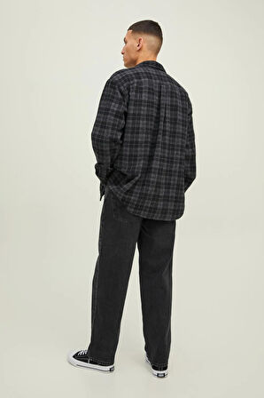 Jack & Jones Erkek Eddie 275 Loose Fit Jean Geniş Paça Kot Pantolon - 12216879