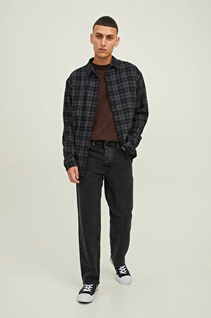 Jack & Jones Erkek Eddie 275 Loose Fit Jean Geniş Paça Kot Pantolon - 12216879