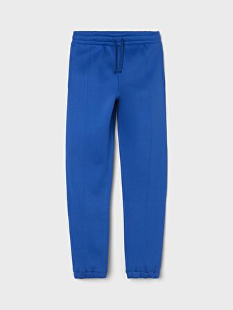 Lmtd Mavi Kız Çocuk Düz Eşofman Altı NLFKIM R SWEAT PANT W. PINTUCK