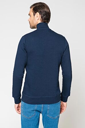 Jack & Jones Erekek Yarım Fermuar Sweatshirt - 12218291 