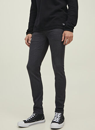 Jack & Jones Normal Bel Dar Siyah Erkek Denim Pantolon JJILIAM JJEVAN JOS 359 80SPS NOOS