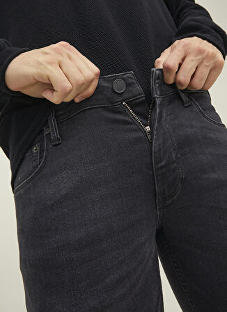 Jack & Jones Normal Bel Dar Siyah Erkek Denim Pantolon JJILIAM JJEVAN JOS 359 80SPS NOOS