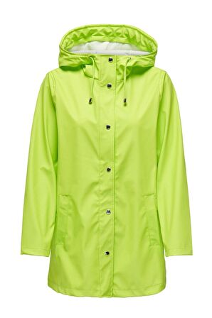 Only Kadın Onlellen Raincoat Kadın Açık Yeşil Yağmurluk- 15234052